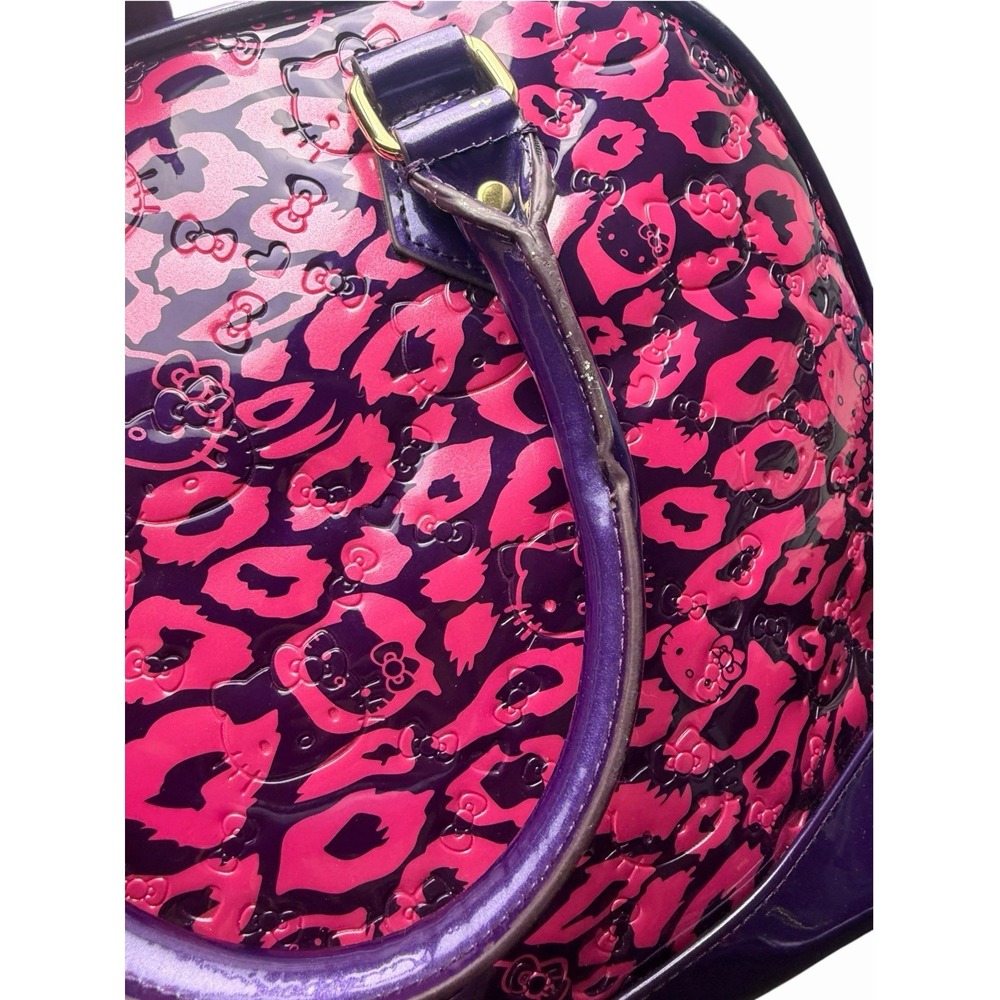 Loungefly Loves Hello Kitty Bowler Tote Bag Wallet Set Pink Purple RARE - Picture 14 of 16